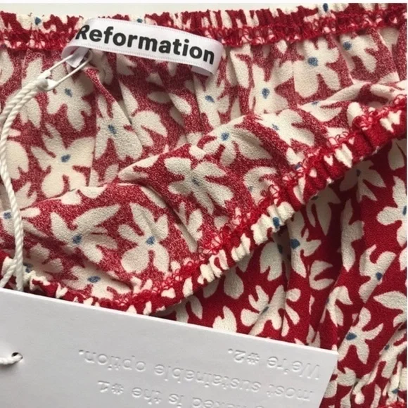 Reformation Solis Top Grenadine new with tags - Picture 6 of 8